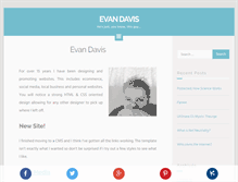 Tablet Screenshot of evandavis.org